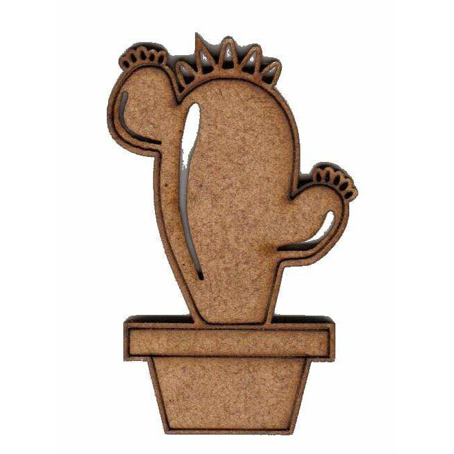 Silueta DM 9047 Cactus con flores 3,2x4,9cm FITALLER CENTROARTESANO