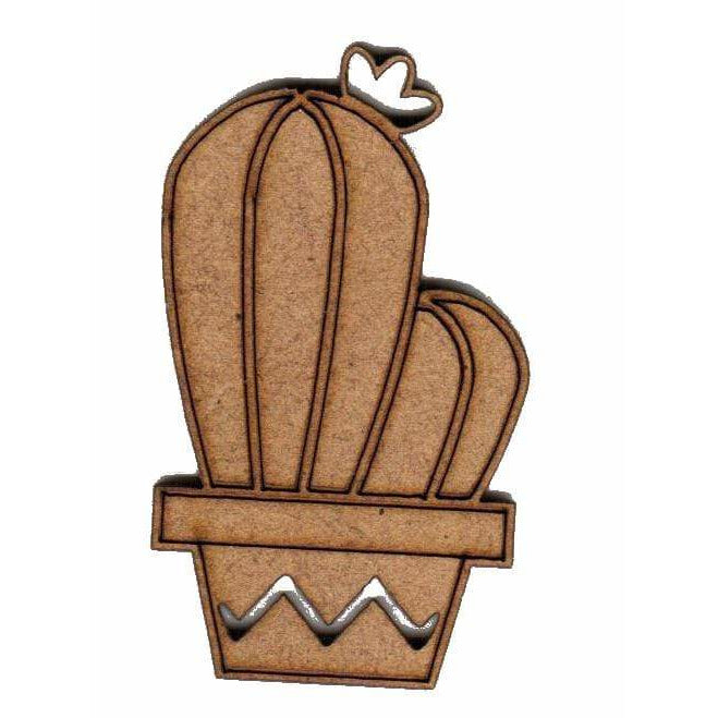 Silueta DM 9048 Cactus con flor 3,2x4,9cm FITALLER CENTROARTESANO