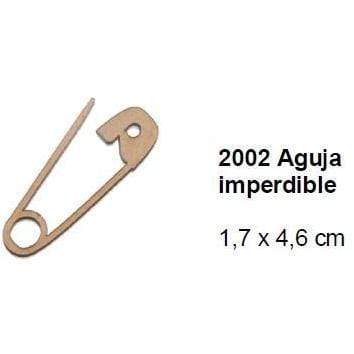 Silueta dm Aguja imperdible 2002 FITALLER CENTROARTESANO