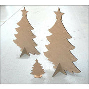 Silueta DM arbol de Navidad 13cmx2mm de grosor FITALLER CENTROARTESANO