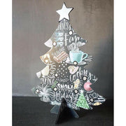 Silueta DM arbol de Navidad 13cmx2mm de grosor FITALLER CENTROARTESANO