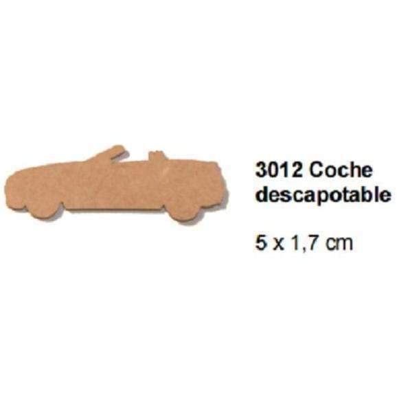 Silueta dm coche descapotable 3012 FITALLER CENTROARTESANO