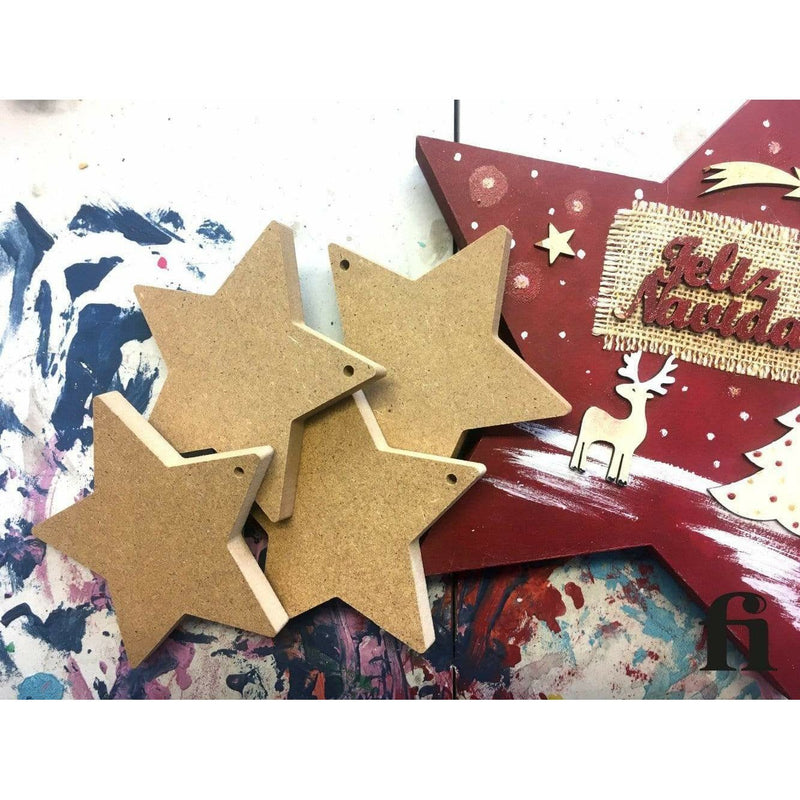 Silueta DM Estrella 6cm FITALLER CENTROARTESANO