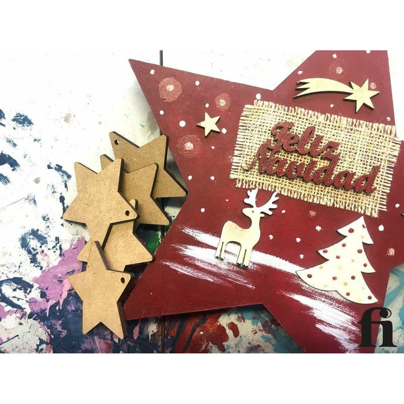 Silueta DM Estrella 7.5cm FITALLER CENTROARTESANO