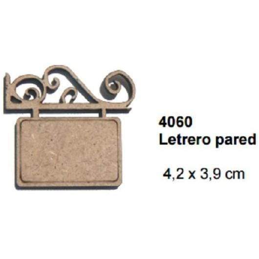 Silueta dm letrero pared 4060 FITALLER CENTROARTESANO