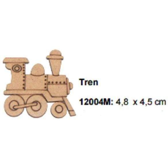 Silueta dm locomotora tren 12004m FITALLER CENTROARTESANO