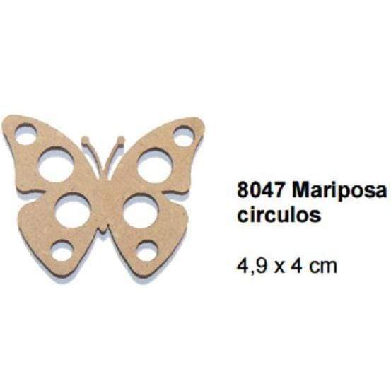 Silueta dm mariposa circulos 8047 FITALLER CENTROARTESANO