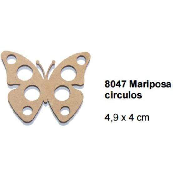 Silueta dm mariposa circulos 8047 FITALLER CENTROARTESANO