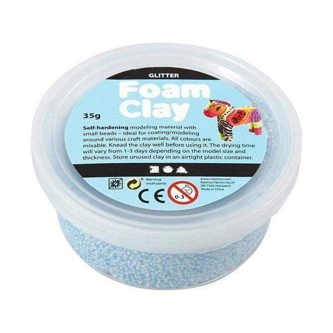 Foam Clay 35gr glitter 788651azul claro FOAM CLAY CENTROARTESANO