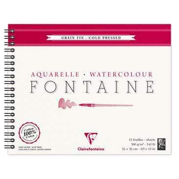 watercolor fontaine pad g. thick 300g 25h 30x40