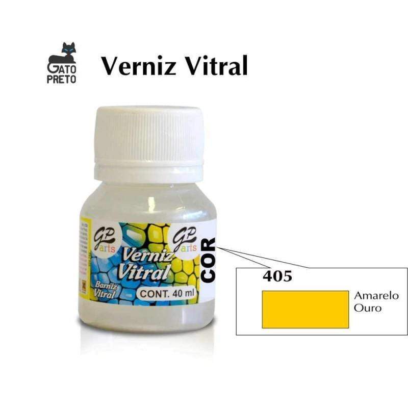 Gato preto barniz vitrail 40ml amarillo oro GATO PRETO CENTROARTESANO