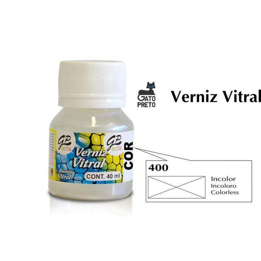 Gato preto barniz vitrail 40ml incoloro GATO PRETO CENTROARTESANO