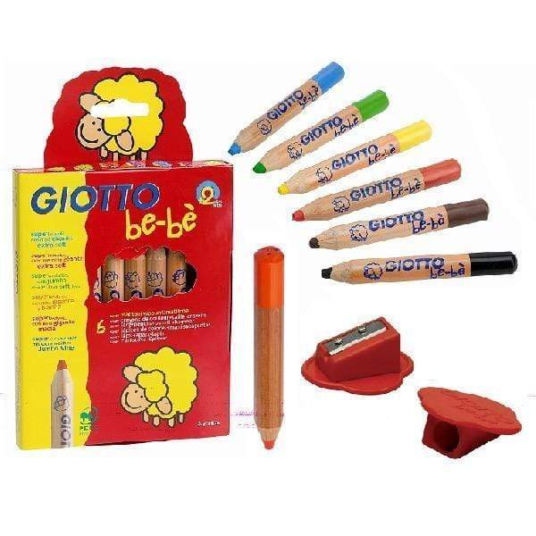 Giotto be-be lapices 6 colores GIOTTO CENTROARTESANO