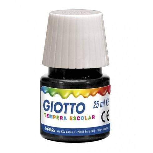 Giotto tempera 25ml 356924 negro GIOTTO CENTROARTESANO