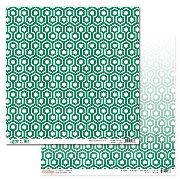 Glitz papel 30x30 Dapper Dan geometric DD1387 GLITZ CENTROARTESANO