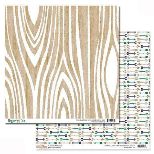 Glitz papel 30x30 Dapper Dan woodgrain DD1370 GLITZ CENTROARTESANO
