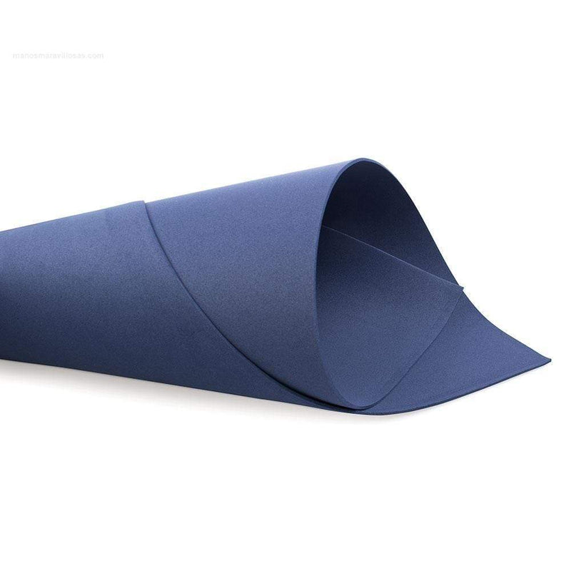 Goma eva 2mm 45x60cm azul marino GOMA EVA CENTROARTESANO