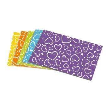 Goma eva 2mm 45x60cm corazones violeta GOMA EVA CENTROARTESANO