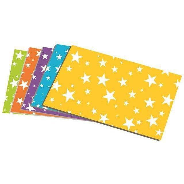 Goma eva 2mm 45x60cm estrellas azul claro GOMA EVA CENTROARTESANO