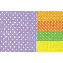 Goma eva 2mm 45x60cm lunares naranja GOMA EVA CENTROARTESANO