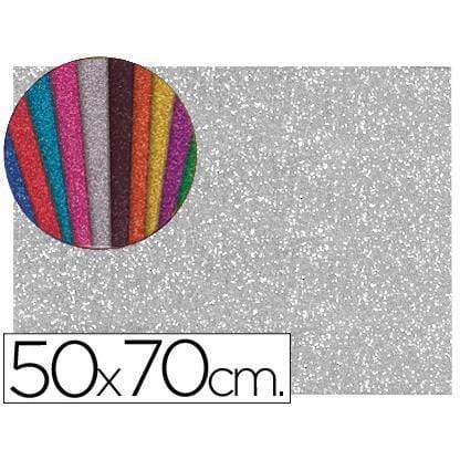 Goma Eva con Purpurina Adhesiva 4 colores 20x30cm 2mm MP Creatividad  Brillante y Fácil