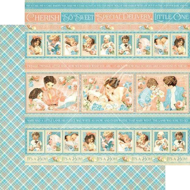 G45 4501085 paper 30x30 precious memories cuddle time GRAPHIC 45 CENTROARTESANO