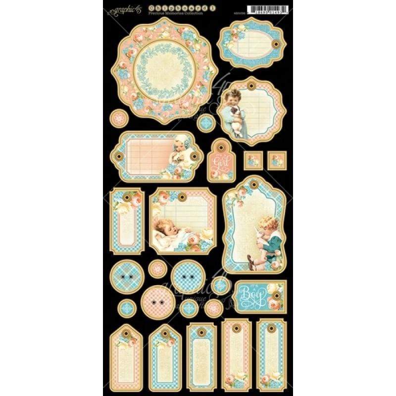 G45 4501096 precious memories chipboards GRAPHIC 45 CENTROARTESANO