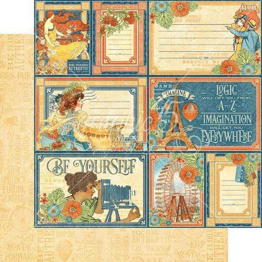 G45 4501173 paper 30x30 world's fair inspiration station GRAPHIC 45 CENTROARTESANO