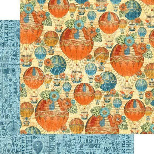 G45 4501174 paper 30x30 world's fair balloon bouquet GRAPHIC 45 CENTROARTESANO