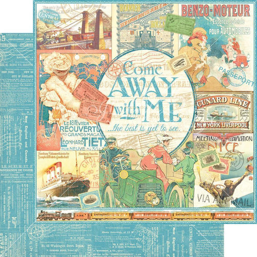 G45 paper 30x30 come away with me GRAPHIC 45 CENTROARTESANO