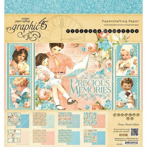 Pad 4501092 paper 20x20 G45 precious memories GRAPHIC 45 CENTROARTESANO