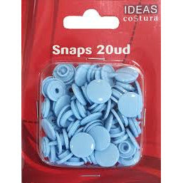Broches de presion IDEAS Snaps negros 20u IDEAS PATCH & QUILT CENTROARTESANO