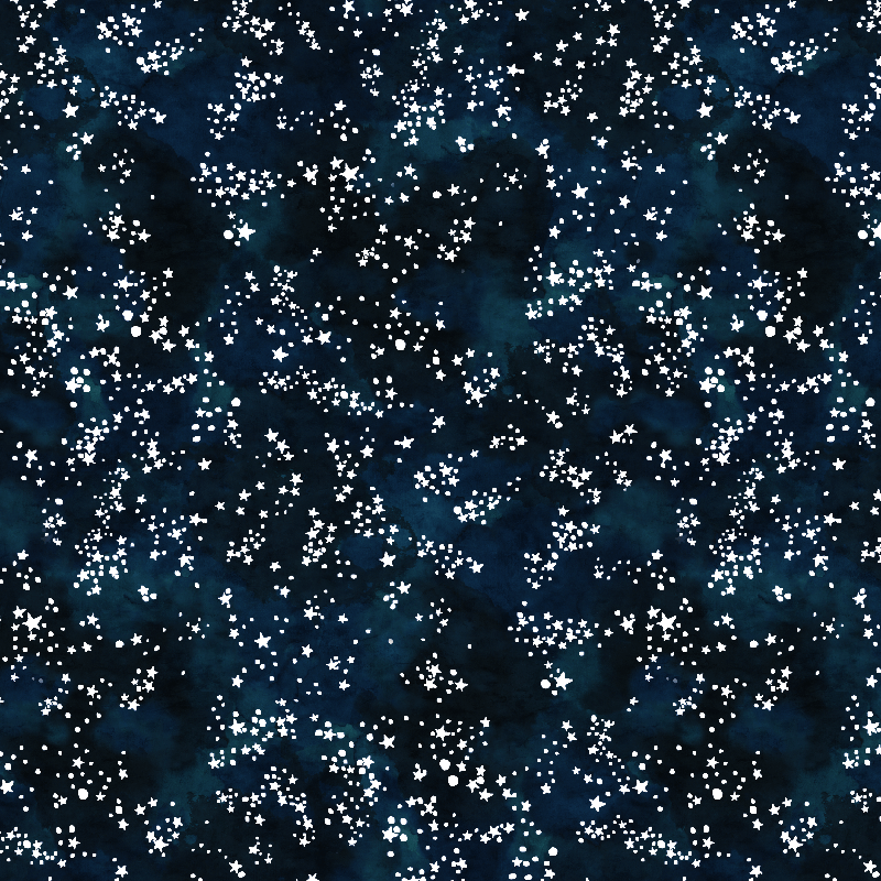 Tela Indigo Lola percal 100% algodón c-601 cielo estrellado INDIGO CENTROARTESANO