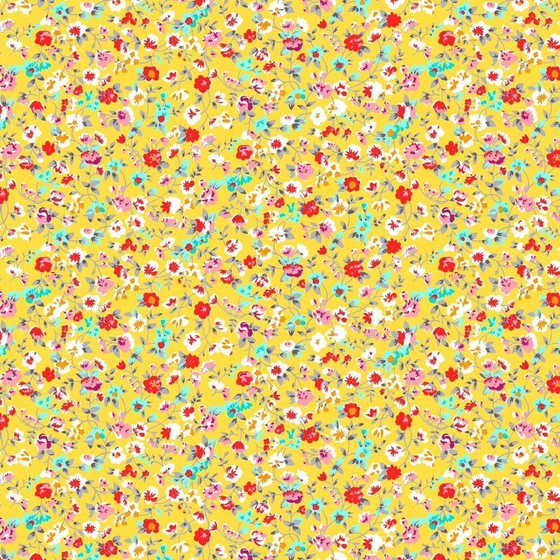 Tela patchwork Indigo 150cm ancho floretes C-201 1 metro INDIGO CENTROARTESANO