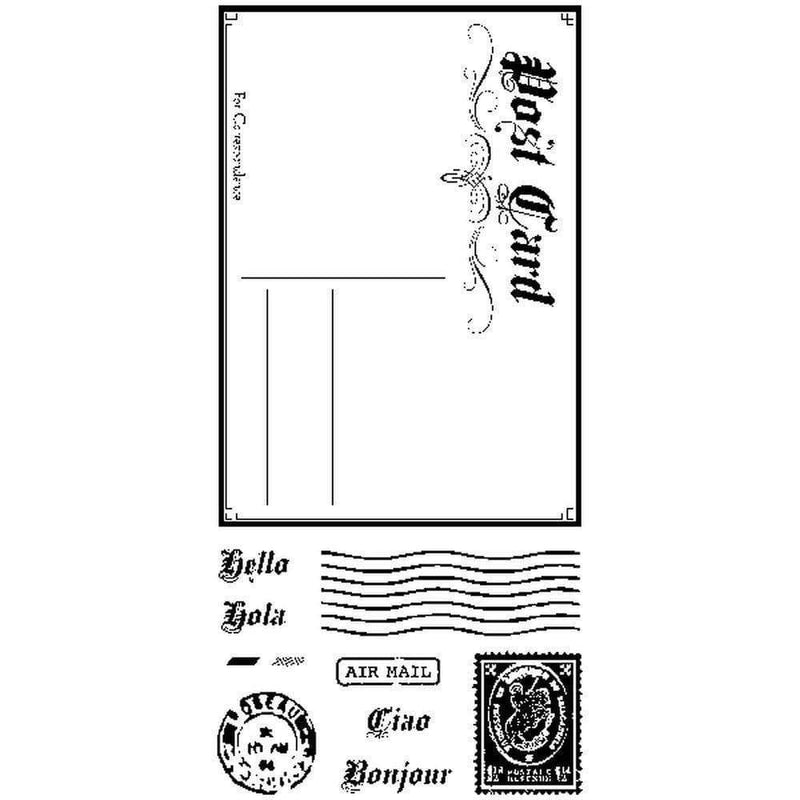 InKadinkado sello silicona 31213 tarjetas postales INKA CENTROARTESANO