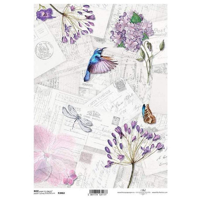 Papel arroz A4 21x30 25-30gr R1063 ITD CENTROARTESANO