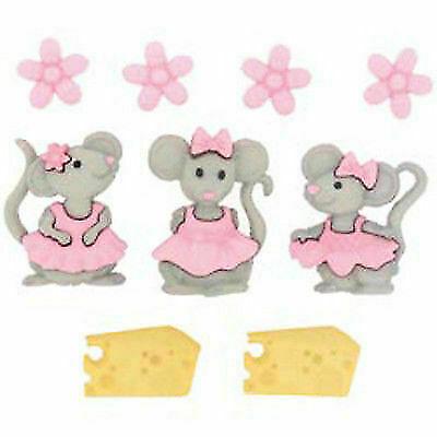 Set botones decorativos The mice grils 7676 J.PUYOL CENTROARTESANO