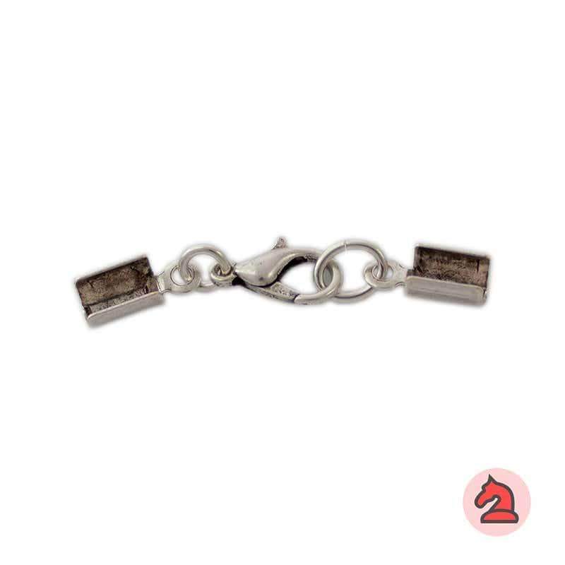 Terminal+mosqueton para cordon 3mm baño oro Jake, S.L. CENTROARTESANO