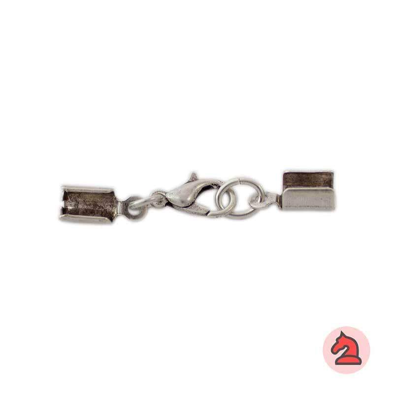 Terminal+mosqueton para cordon 4mm baño oro Jake, S.L. CENTROARTESANO