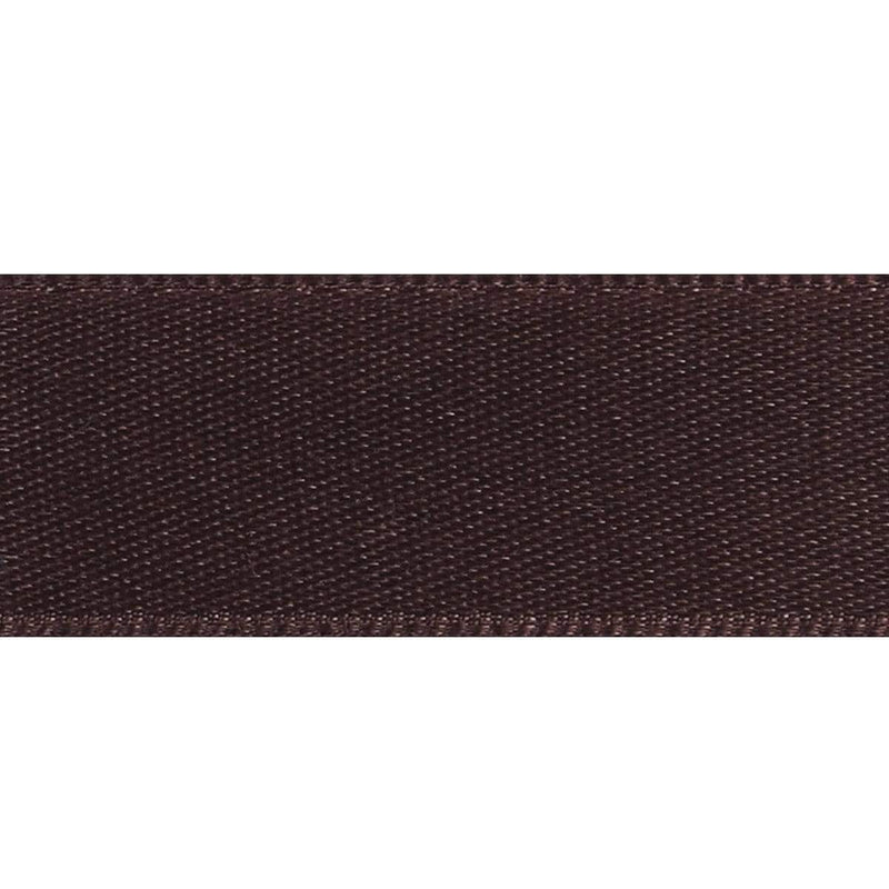 Cinta de raso saten 2001 de 8mm. (venta por metros minimo 1m) JOSE ROSAS TABERNER 043 marron chololate CENTROARTESANO