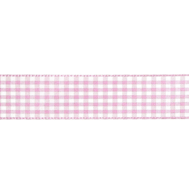 Cinta vichy poliester 10mm x 1m color rosa claro JOSE ROSAS TABERNER 16mm CENTROARTESANO