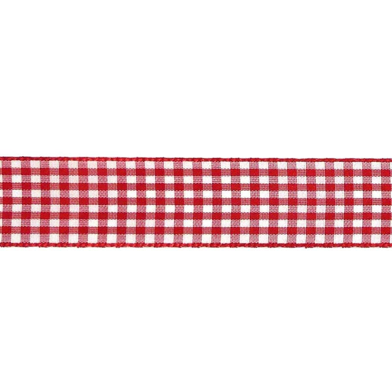 Cinta vichy poliester 10mm x 1m color rojo JOSE ROSAS TABERNER 5mm CENTROARTESANO