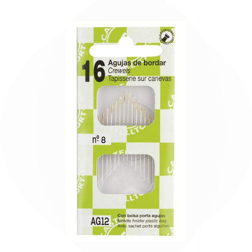Agujas para bordar nº8 AG12 JOSE ROSAS TABERNER CENTROARTESANO