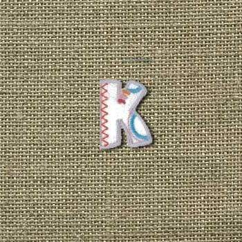 Apliques termoadhesivos letra K JOSE ROSAS TABERNER CENTROARTESANO