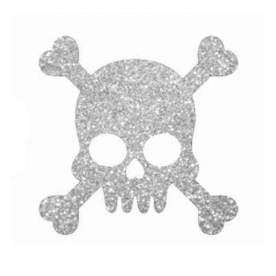 Apliques termoadhesivos oro/plata MSC-11 UD JOSE ROSAS TABERNER calavera plateada CENTROARTESANO