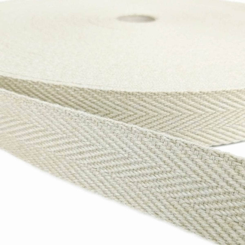 Cinta de espiga natural crudo de 30mm para bolso JOSE ROSAS TABERNER CENTROARTESANO