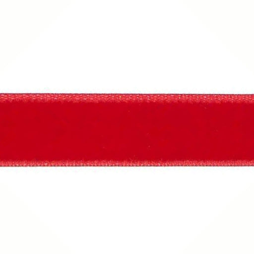 Cinta de terciopelo 009mm x 1m color 204 rojo JOSE ROSAS TABERNER CENTROARTESANO