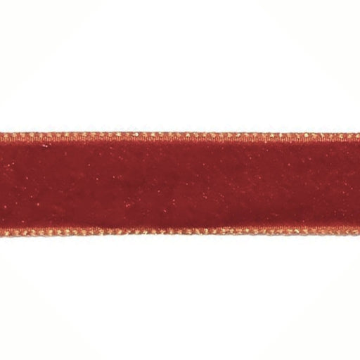 Cinta de terciopelo 009mm x 1m color 216 teja JOSE ROSAS TABERNER CENTROARTESANO