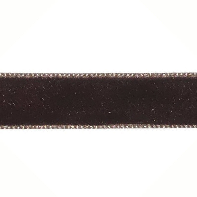 Cinta de terciopelo 009mm x 1m color 243 marron oscuro JOSE ROSAS TABERNER CENTROARTESANO