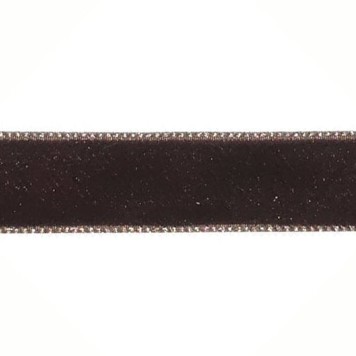 Cinta de terciopelo 009mm x 1m color 243 marron oscuro JOSE ROSAS TABERNER CENTROARTESANO